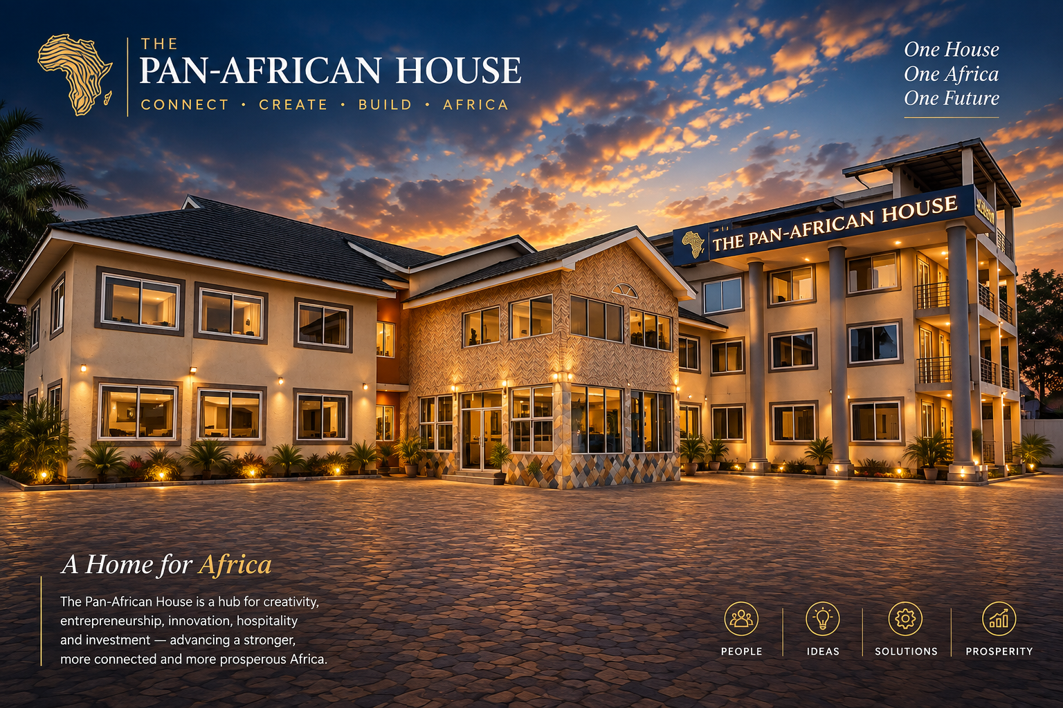 A premium mixed-use property developed and operated through PGGL's partnership network in Accra, Ghana